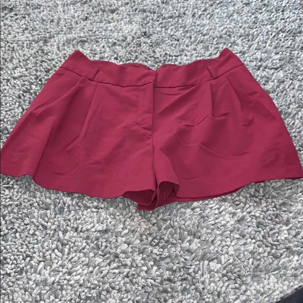 Burgundy Shorts